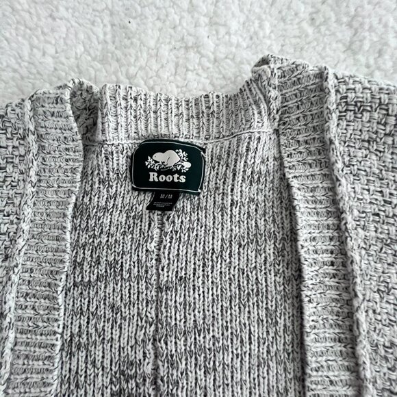 Roots / Medium size / Cozy Knit Cardigan / Grey - salt & pepper - Picture 2 of 14